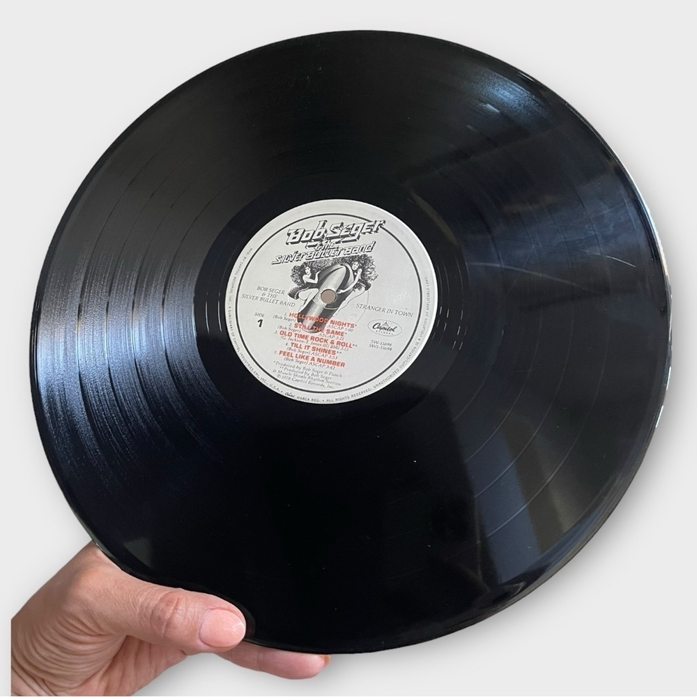 Bob Seger The Silver Bullet Band Stranger In Town 12’ Vinyl Record - Picture 7 of 7